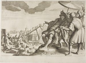 Der Großherzog befestigt den Hafen von Livorno, aus dem Leben von Ferdinando I. de’ Medici