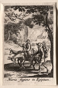 Das Leben der Jungfrau Maria: Die Flucht nach Ägypten von Jacques Callot