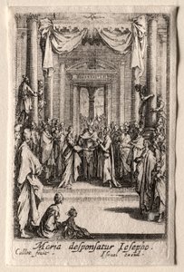 Das Leben der Jungfrau: Die Hochzeit der Jungfrau von Jacques Callot