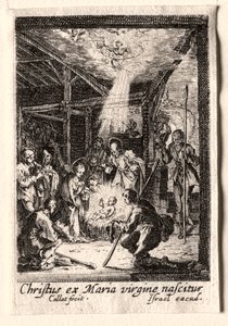 Das Leben der Jungfrau Maria: Die Geburt Christi von Jacques Callot