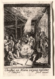 Das Leben der Jungfrau: Die Geburt Christi von Jacques Callot