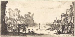 Das Pfeil-Ordal des Heiligen Sebastian, ca. 1632-1633