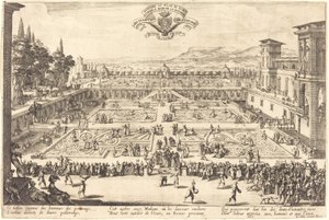 Die Palastgärten von Nancy von Jacques Callot