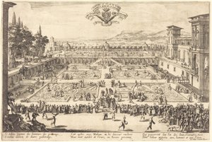 Die Palastgärten von Nancy von Jacques Callot