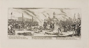 Der Pfahl, Platte dreizehn aus Die Leiden des Krieges