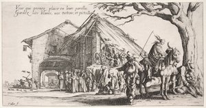 Die Bohémiens: Der Rastplatz: Die Wahrsagerin von Jacques Callot