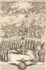 Der Triumph der Jungfrau von Jacques Callot