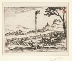Das wachsame Auge - Nr. 2 aus der Serie von Jacques Callot