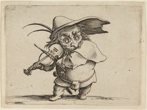 Der Geigenspieler von Jacques Callot