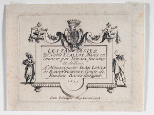 Titelseite von Les Fantaisies