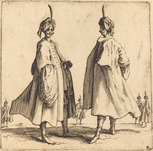 Zwei Türken von Jacques Callot