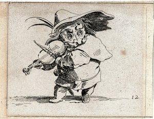 Verschiedene Gobbi-Figuren (Gravur)