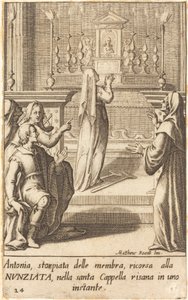 Antonia von Jacques Callot after Matteo Rosselli