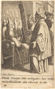Antonio Zingano von Jacques Callot after Matteo Rosselli