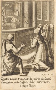 Vier Frauen von Jacques Callot after Matteo Rosselli