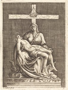 Pietà von Jacques Callot after Michelangelo