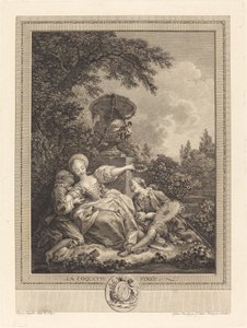 Die kokette Fixierte von Jacques Couché and Jean Dambrun after Jean Honoré Fragonard