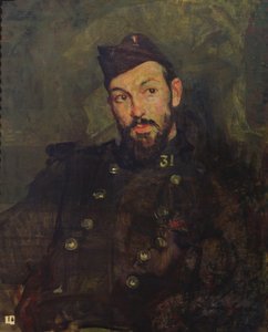 Félicien Cacan in Uniform, 1915