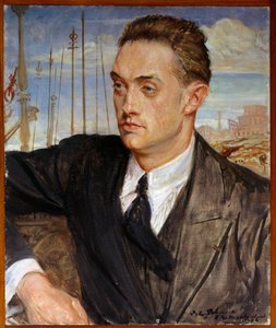 Porträt des französischen Schriftstellers Henri de Montherlant (1896-1972)
