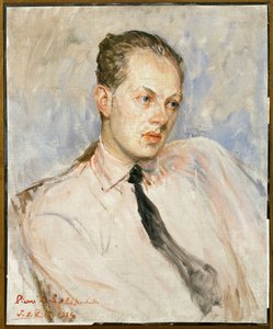 Studie für das Porträt von Pierre Drieu La Rochelle (1893-1945)