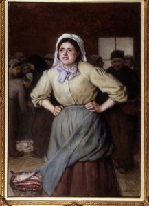 La cancalaise - Gemälde von Jacques Eugene Feyen (1815-1908)