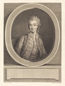 Madame du Barry von Jacques Firmin Beauvarlet after François Hubert Drouais