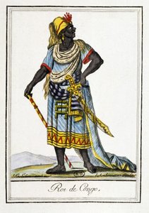 König im Kongo - in „Enzyklopädie der Reisen“ von J. Grasset Saint-Sauveur