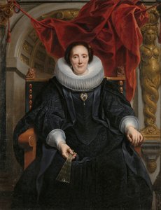 Porträts von Rogier Le Witer und seiner Frau, Catharina Behaghel von Jacques Jordaens