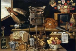 Die fünf Sinne und die vier Elemente von Jacques Linard