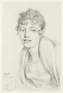 Büste von Angelique Mongez von Jacques Louis David