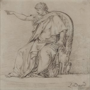 Drapierte Figur, spätes 18. Jahrhundert