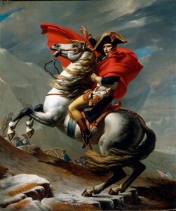 Reiterporträt von Napoleon I. Bonaparte von Jacques Louis David