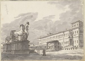 Monte Cavallo mit den Pferdebändigern