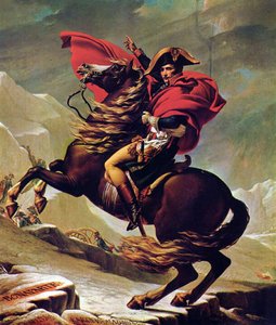 Napoleon überquert die Alpen von Jacques Louis David