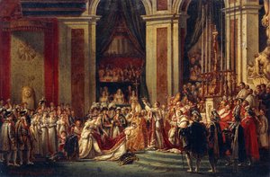 Napoleon krönt Josephine von Jacques Louis David