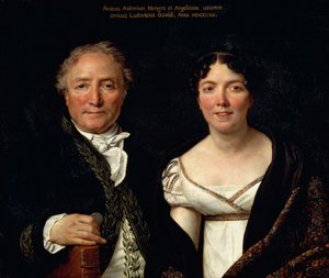 Porträt von Antonio Mongez und seiner Frau