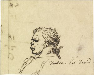 Porträt von Georges Jacques Danton 1759-1794 von Jacques Louis David