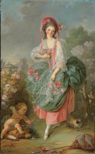 Porträt von Mademoiselle Guimard als Terpsichore von Jacques Louis David