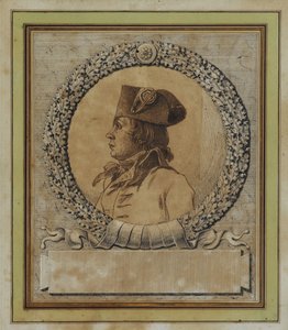 Porträt von Philippe-François-Joseph Le Bas 1762-1794, um 1793 von Jacques Louis David