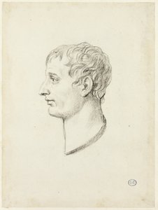Profil von Napoleon von Jacques Louis David