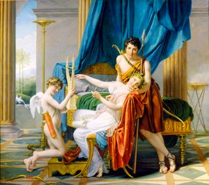 Sappho, Phaon und Amor