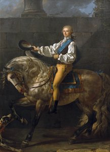 Reiterporträt von Stanislaw Kostka Potocki von Jacques Louis David