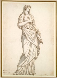 Studie der Sabinerstatue aus der Villa Medici