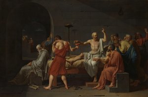 Der Tod des Sokrates, 1787 von Jacques Louis David