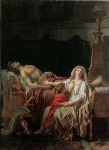 Der Schmerz der Andromache, 1783 von Jacques Louis David
