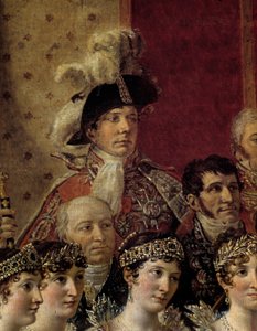 Das Ritual Napoleons. Detail, das Pauline Bonaparte (Prinzessin Borghese) darstellt