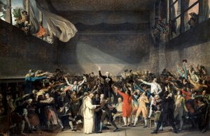 Der Ballhausschwur, 20. Juni 1789 von Jacques Louis David