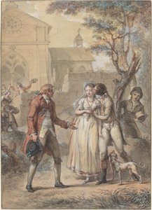 Der erwiderte Kuss von Jacques Louis François Touzé