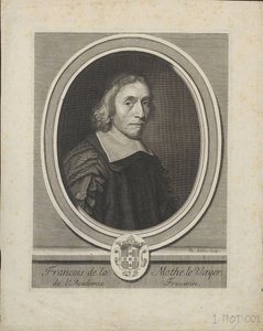 Porträt von François de La Mothe le Vayer 1588-1672, ca. 1695 von Jacques Lubin
