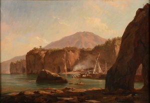 Grotten und Klippen am Meer